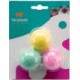 PELOTAS DE 3 COLORES PARA GATO