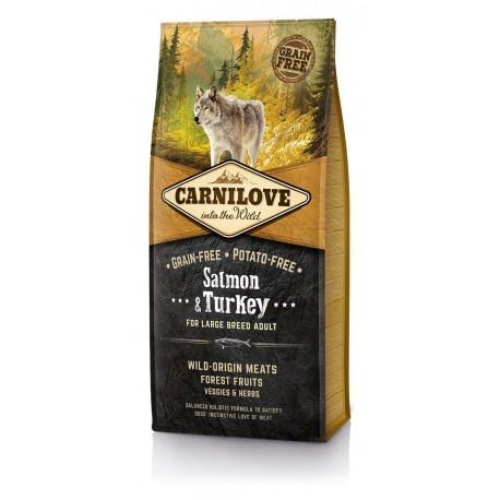 CARNILOVE SALMÓN PAVO ADULT RAZA GRANDE