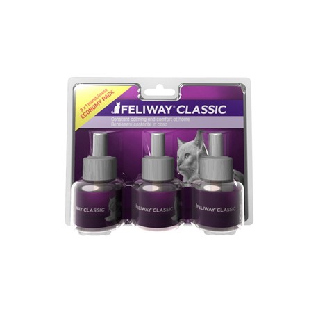 RECANVIO FELIWAY CLASSIC DIFUSOR PACK 3 UNIDADES