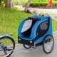 REMOLQUE BICICLETA PARA PERROS AZUL