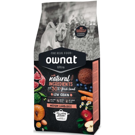 OWNAT DOG ULTRA MEDIUM LAMB RICE