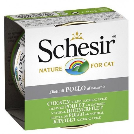 14 LATAS 85GR SCHESIR CAT POLLO FILETES AL NATURAL