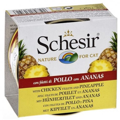 14 LLAUNES 75GR SCHESIR CAT POLLASTRE AMB PINYA