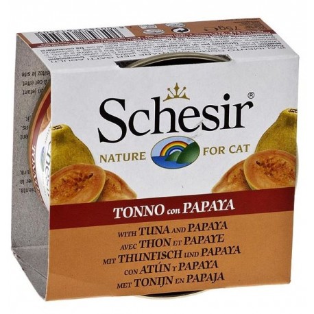 14 LATAS 75GR SCHESIR CAT ATÚN CON PAPAYA