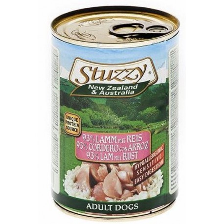 STUZZY DOG CORDERO ARROZ 6x400GR