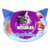 SNACK WHISKAS TEMPTATIONS SALMÓN 60gr