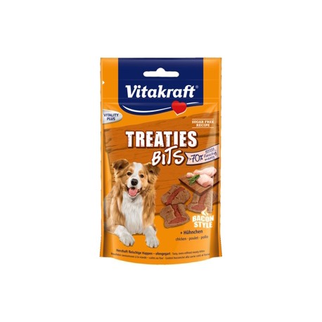 SNACK DOG TREATIES POLLO BACON 120gr