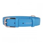 COLLAR PER GOSSOS DE CUIR GLAMOUR COLOR BLAU