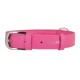 COLLAR PARA PERROS DE CUERO GLAMOUR COLOR ROSA