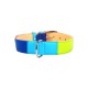 COLLAR CUERO ARCO IRIS PERROS