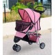 COCHECITO PARA MASCOTAS COLOR ROSA