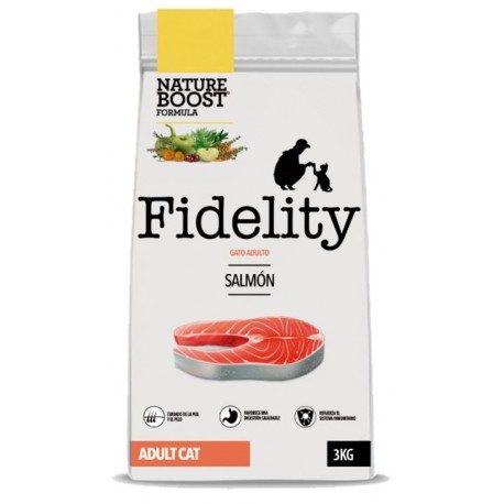 FIDELITY PIENSO PARA GATOS ADULTOS SALMON