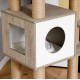 RASCADOR DE MADERA CON POSTES DE YUTE