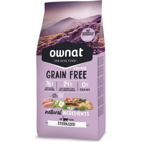 OWNAT CAT GRAIN FREE POLLASTRE PAVO