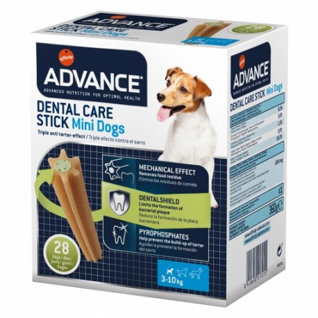 ADVANCE CANINE SNACK DENTAL CARE CAIXA 360GR