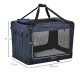 TRANSPORTIN PERROS AZUL TALLA XL