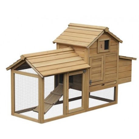 GALLINERO EXTERIOR MADERA PARA 2-3 GALLINAS