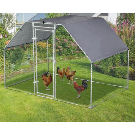 GALLINERO GALVANIZADO 280x193.5 CM