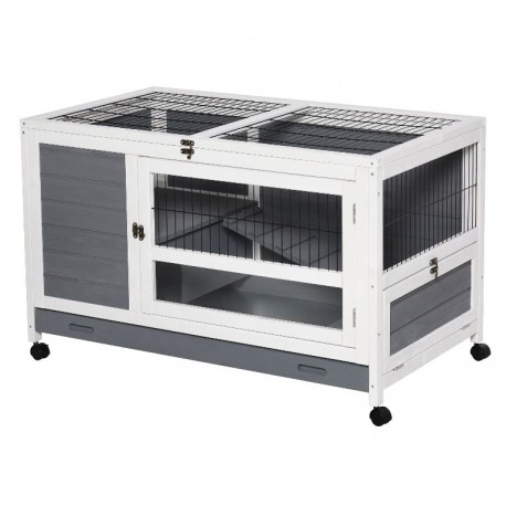 CONILLERA D'INTERIOR GRIS AMB RODES