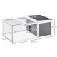 GABIA EXTERIOR CONILLS COBAYAS BLANC GRIS