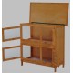 CONEJERA MADERA EXTERIOR CON DOS PISOS INDEPENDIENTES
