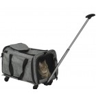 MALETA TRANSPORTI DE VIATGE PER MASCOTES COLOR GRIS