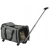MALETA TRANSPORTIN DE VIAJE PARA MASCOTAS COLOR GRIS