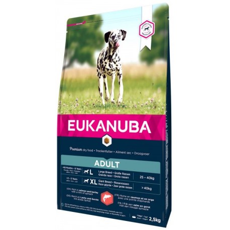 EUKANUBA ADULTO SALMÓN CEBADA RAZA GRANDE