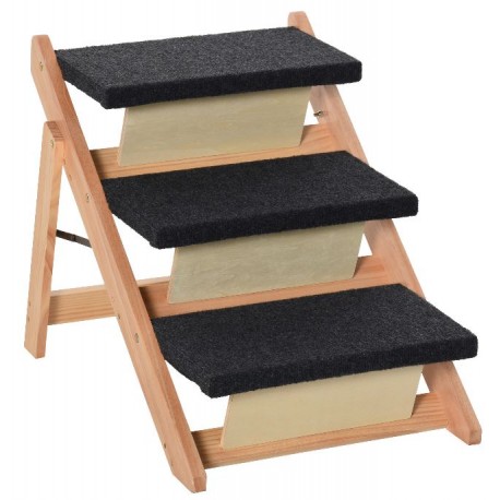 ESCALERA MADERA PLEGABLE PARA PERROS