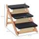 ESCALERA MADERA PLEGABLE PARA PERROS