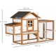 GALLINERO EXTERIOR BLANCO MADERA