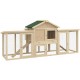 GALLINERO EXTERIOR MADERA NATURAL