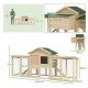 GALLINERO EXTERIOR MADERA NATURAL