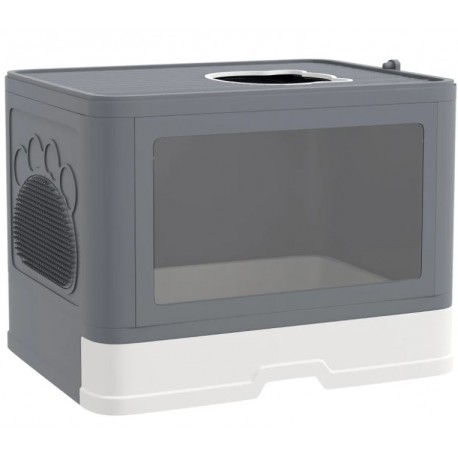 ARENERO GATOS PUERTA SUPERIOR GRIS