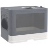 ARENERO GATOS PUERTA SUPERIOR GRIS