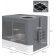 GATERA SORRER GATS AMB PORTA SUPERIOR COLOR GRIS