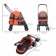 COCHECITO PLEGABLE PARA PERROS COLOR ROJO