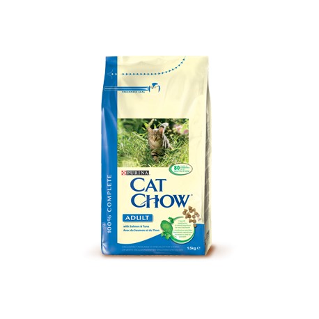 CAT CHOW ADULT SALMÓN & ATÚN