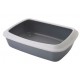 CUBETA HIGIENICA CON MARCO COLOR GRIS